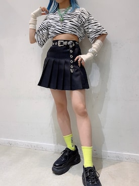 「韓国コーデ」｜「アイテム（腕時計）」を使った、ミオリーヌさん（レディース・154cm）の春コーディネート