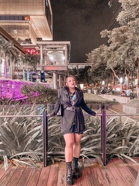 「VII&CO（VII&CO）のアイテム」を使った、Brunaさん（レディース・154cm）の冬コーディネート