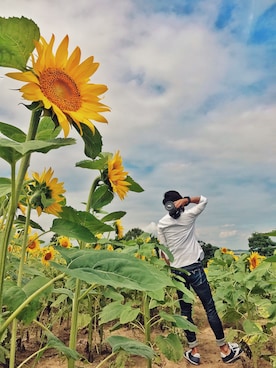 「うしろ姿」｜「アイテム（その他）」を使った、Kazu_yaさん（メンズ・170cm）の夏コーディネート