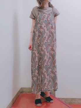 Tomoさん(レディース・158cm)の夏コーディネート