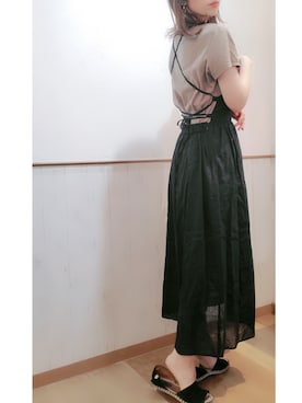 Tomoさん（レディース・158cm）の夏コーディネート