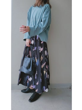 Tomoさん（レディース・158cm）の秋コーディネート