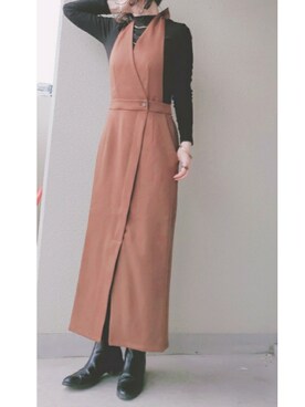 Tomoさん（レディース・158cm）の秋コーディネート