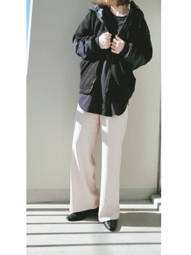 Tomoさん（レディース・158cm）の冬コーディネート