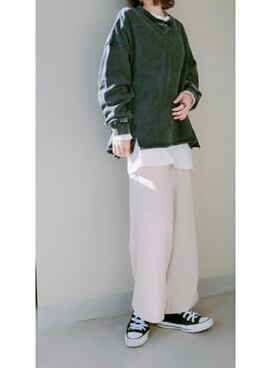 Tomoさん（レディース・158cm）の冬コーディネート