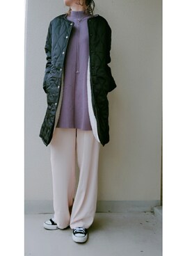 Tomoさん（レディース・158cm）の冬コーディネート