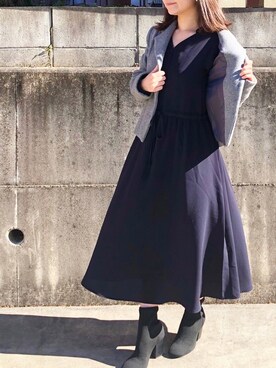 Spark Joyさん（レディース・152cm）の冬コーディネート