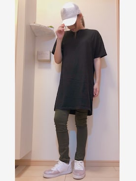 Chi Zuさん（レディース・163cm）の夏コーディネート