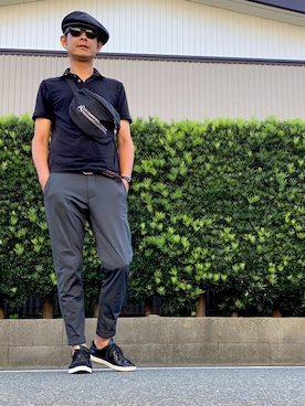 【美品TFW49】SOFT EASY TUCK PANTS サイズ3 ブルー TFW49（ティーエフダブリュー）の「SOFT EASY TUCK PANTS