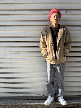 「SILAS(サイラス)のアイテム(その他アウター)」を使った、bskbckさん(メンズ・171cm)の秋コーディネート