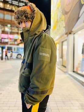 「ナイロンパーカー」｜「アイテム（その他アウター）」を使った、bskbckさん（メンズ・171cm）の秋コーディネート