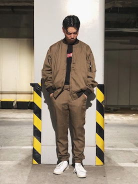 「SILAS(サイラス)のアイテム(その他アウター)」を使った、bskbckさん(メンズ・178cm)の秋コーディネート