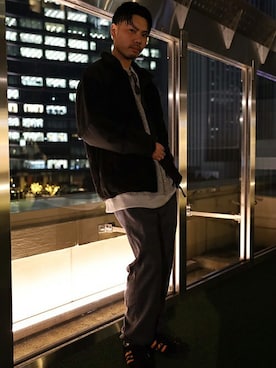 「SILAS（サイラス）のアイテム（ブルゾン）」を使った、bskbckさん（メンズ・178cm）の秋コーディネート