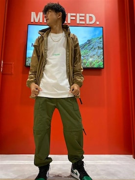 「SILAS（サイラス）のアイテム（ジャケット/アウター）」を使った、bskbckさん（メンズ・174cm）の春コーディネート