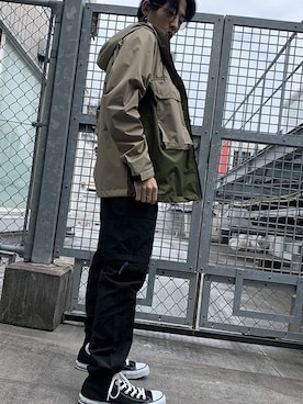 「SILAS（サイラス）のアイテム（ジャケット/アウター）」を使った、bskbckさん（メンズ・163cm）の春コーディネート