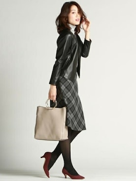 「カシミヤ」｜「アイテム（シューズ）」を使った、LAUTREAMONT CO. ONLINE SHOP ZOZOTOWNさん（レディース・168cm）の秋コーディネート