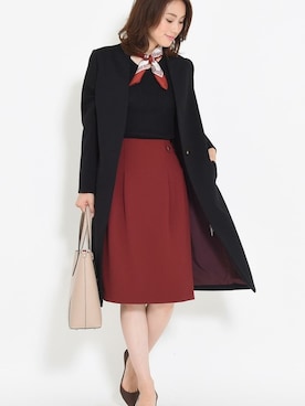 「LAUTREAMONT（ロートレアモン）のアイテム（ニット/セーター）」を使った、LAUTREAMONT CO. ONLINE SHOP ZOZOTOWNさん（レディース・168cm）の秋コーディネート