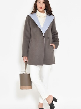 「アイテム（その他アウター、イエロー系）」を使った、LAUTREAMONT CO. ONLINE SHOP ZOZOTOWNさん（レディース・168cm）の秋コーディネート