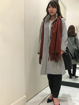「LAUTREAMONT（ロートレアモン）のアイテム（その他アウター）」を使った、LAUTREAMONT CO. ONLINE SHOP ZOZOTOWNさん（レディース・168cm）の冬コーディネート