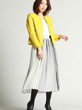 「レザー」｜「アイテム（ブーティ）」を使った、LAUTREAMONT CO. ONLINE SHOP ZOZOTOWNさん（レディース・168cm）の冬コーディネート