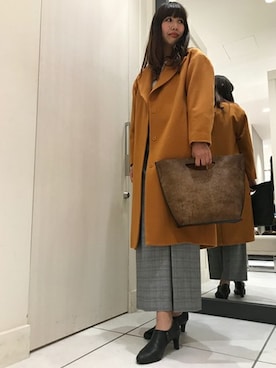 「LAUTREAMONT（ロートレアモン）のアイテム（その他アウター）」を使った、LAUTREAMONT CO. ONLINE SHOP ZOZOTOWNさん（レディース・168cm）の冬コーディネート