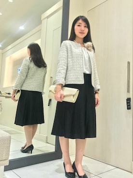 「LAUTREAMONT（ロートレアモン）のアイテム（その他アウター）」を使った、LAUTREAMONT CO. ONLINE SHOP ZOZOTOWNさん（レディース・168cm）の冬コーディネート