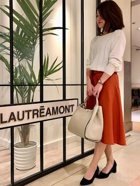 「LAUTREAMONT（ロートレアモン）のアイテム」を使った、LAUTREAMONT CO. ONLINE SHOP ZOZOTOWNさん（レディース・160cm）の夏コーディネート