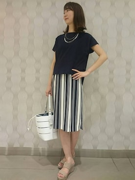 「LAUTREAMONT（ロートレアモン）のアイテム」を使った、LAUTREAMONT CO. ONLINE SHOP ZOZOTOWNさん（レディース・160cm）の夏コーディネート