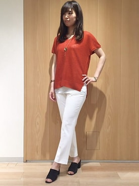 「la.f...」｜「アイテム（サンダル）」を使った、LAUTREAMONT CO. ONLINE SHOP ZOZOTOWNさん（レディース・160cm）の夏コーディネート