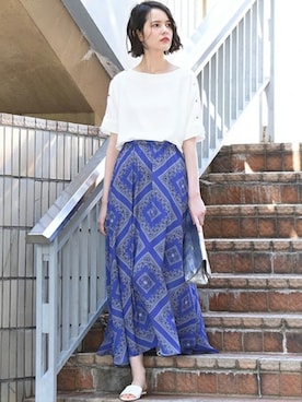 「Vega（ベガ）のアイテム」を使った、LAUTREAMONT CO. ONLINE SHOP ZOZOTOWNさん（レディース・173cm）の夏コーディネート