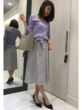 「LAUTREAMONT（ロートレアモン）のアイテム」を使った、LAUTREAMONT CO. ONLINE SHOP ZOZOTOWNさん（レディース・160cm）の夏コーディネート