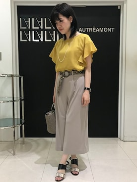 「LAUTREAMONT（ロートレアモン）のアイテム」を使った、LAUTREAMONT CO. ONLINE SHOP ZOZOTOWNさん（レディース・160cm）の夏コーディネート