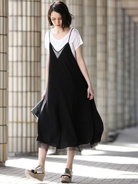 「Vega（ベガ）のアイテム」を使った、LAUTREAMONT CO. ONLINE SHOP ZOZOTOWNさん（レディース・173cm）の夏コーディネート