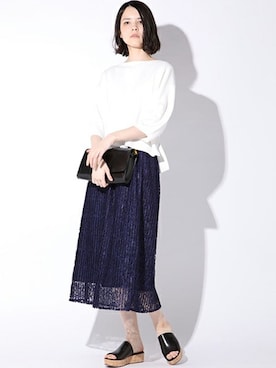 「Vega（ベガ）のアイテム」を使った、LAUTREAMONT CO. ONLINE SHOP ZOZOTOWNさん（レディース・173cm）の夏コーディネート