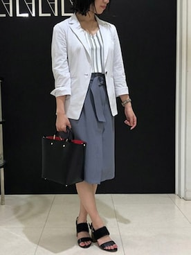 「LAUTREAMONT（ロートレアモン）のアイテム」を使った、LAUTREAMONT CO. ONLINE SHOP ZOZOTOWNさん（レディース・160cm）の夏コーディネート