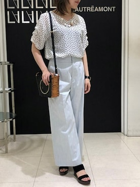 「LAUTREAMONT（ロートレアモン）のアイテム」を使った、LAUTREAMONT CO. ONLINE SHOP ZOZOTOWNさん（レディース・160cm）の夏コーディネート