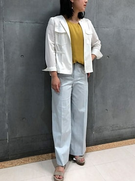 「LAUTREAMONT（ロートレアモン）のアイテム」を使った、LAUTREAMONT CO. ONLINE SHOP ZOZOTOWNさん（レディース・160cm）の夏コーディネート