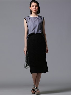 「Vega（ベガ）のアイテム」を使った、LAUTREAMONT CO. ONLINE SHOP ZOZOTOWNさん（レディース・173cm）の夏コーディネート