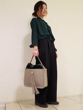 「LAUTREAMONT（ロートレアモン）のアイテム」を使った、LAUTREAMONT CO. ONLINE SHOP ZOZOTOWNさん（レディース・160cm）の秋コーディネート