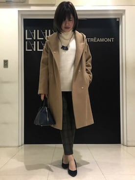 「アイテム（その他アウター、イエロー系）」を使った、LAUTREAMONT CO. ONLINE SHOP ZOZOTOWNさん（レディース・160cm）の秋コーディネート