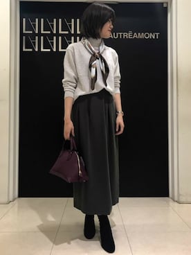 「LAUTREAMONT（ロートレアモン）のアイテム」を使った、LAUTREAMONT CO. ONLINE SHOP ZOZOTOWNさん（レディース・160cm）の秋コーディネート