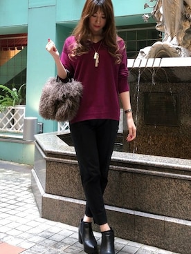 「la.f…（ラエフ）のアイテム」を使った、LAUTREAMONT CO. ONLINE SHOP ZOZOTOWNさん（レディース・160cm）の秋コーディネート