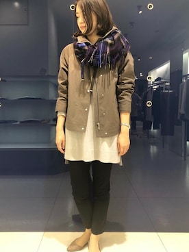 「la.f...」｜「アイテム（ジャケット/アウター）」を使った、LAUTREAMONT CO. ONLINE SHOP ZOZOTOWNさん（レディース・160cm）の秋コーディネート