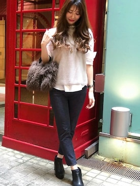 「la.f...」｜「アイテム（アクセサリー）」を使った、LAUTREAMONT CO. ONLINE SHOP ZOZOTOWNさん（レディース・160cm）の秋コーディネート