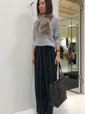 「LAUTREAMONT ONLINE SHOP(LAUTREAMONT ONLINE SHOP)」｜LAUTREAMONT CO. ONLINE SHOP ZOZOTOWNさん（レディース・160cm）の冬コーディネート