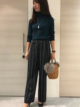 「la.f...」｜「アイテム（アクセサリー）」を使った、LAUTREAMONT CO. ONLINE SHOP ZOZOTOWNさん（レディース・160cm）の冬コーディネート