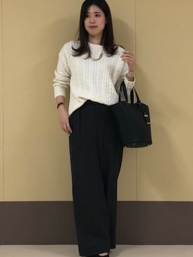 「la.f…（ラエフ）のアイテム」を使った、LAUTREAMONT CO. ONLINE SHOP ZOZOTOWNさん（レディース・160cm）の冬コーディネート