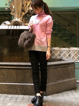 「LAUTREAMONT ONLINE SHOP(LAUTREAMONT ONLINE SHOP)」｜LAUTREAMONT CO. ONLINE SHOP ZOZOTOWNさん（レディース・160cm）の冬コーディネート