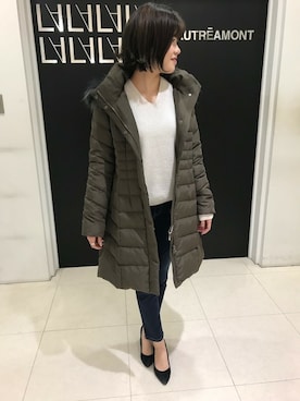 「LAUTREAMONT（ロートレアモン）のアイテム（その他アウター）」を使った、LAUTREAMONT CO. ONLINE SHOP ZOZOTOWNさん（レディース・160cm）の冬コーディネート