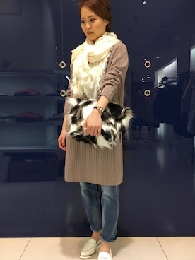「la.f...」｜「アイテム（パンツ）」を使った、LAUTREAMONT CO. ONLINE SHOP ZOZOTOWNさん（レディース・160cm）の冬コーディネート